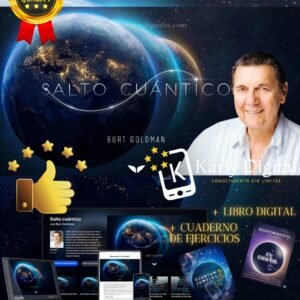 Salto Cuántico Burt Goldman Mindvalley En Español - Curso Básico a Avanzado 2 En 1 + cuaderno + Libro Digital